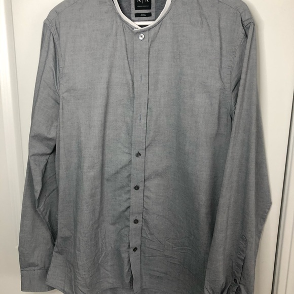 Large Armani exchange Henley button up - Picture 1 of 3